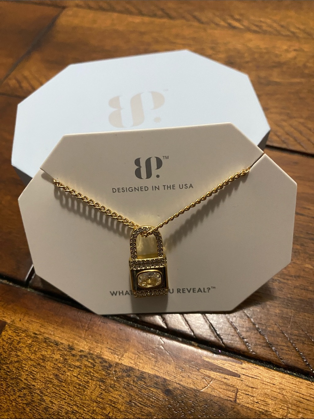 Bomb Party OG Originals Necklace - Diamond Cubic Zirconia - Gold Plating